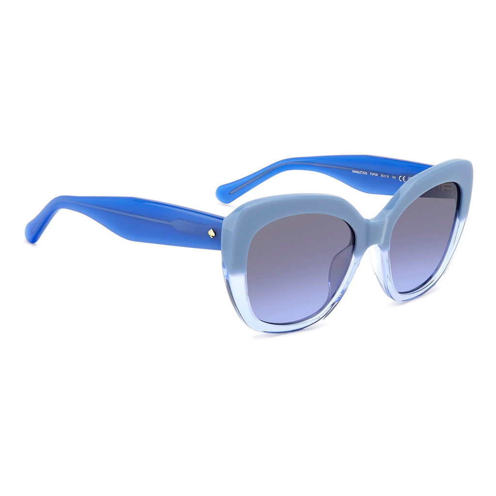 Kate Spade Women's Sunglasses Blue Grey Polycarbonate Acetate UV400 Protection-1