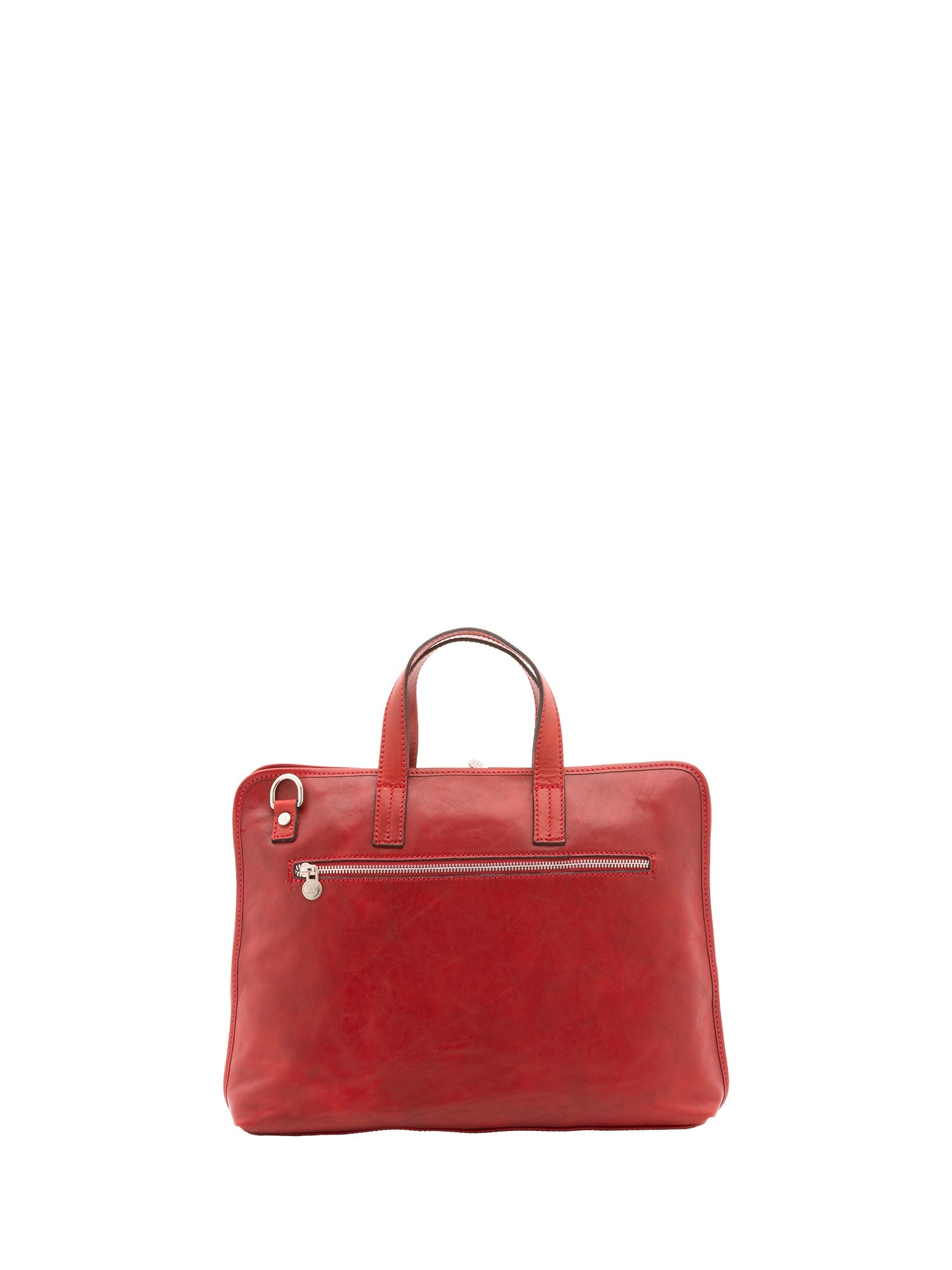 Borsa a mano unisex In Vera pelle Made in Italy 40x30x5 cm-4