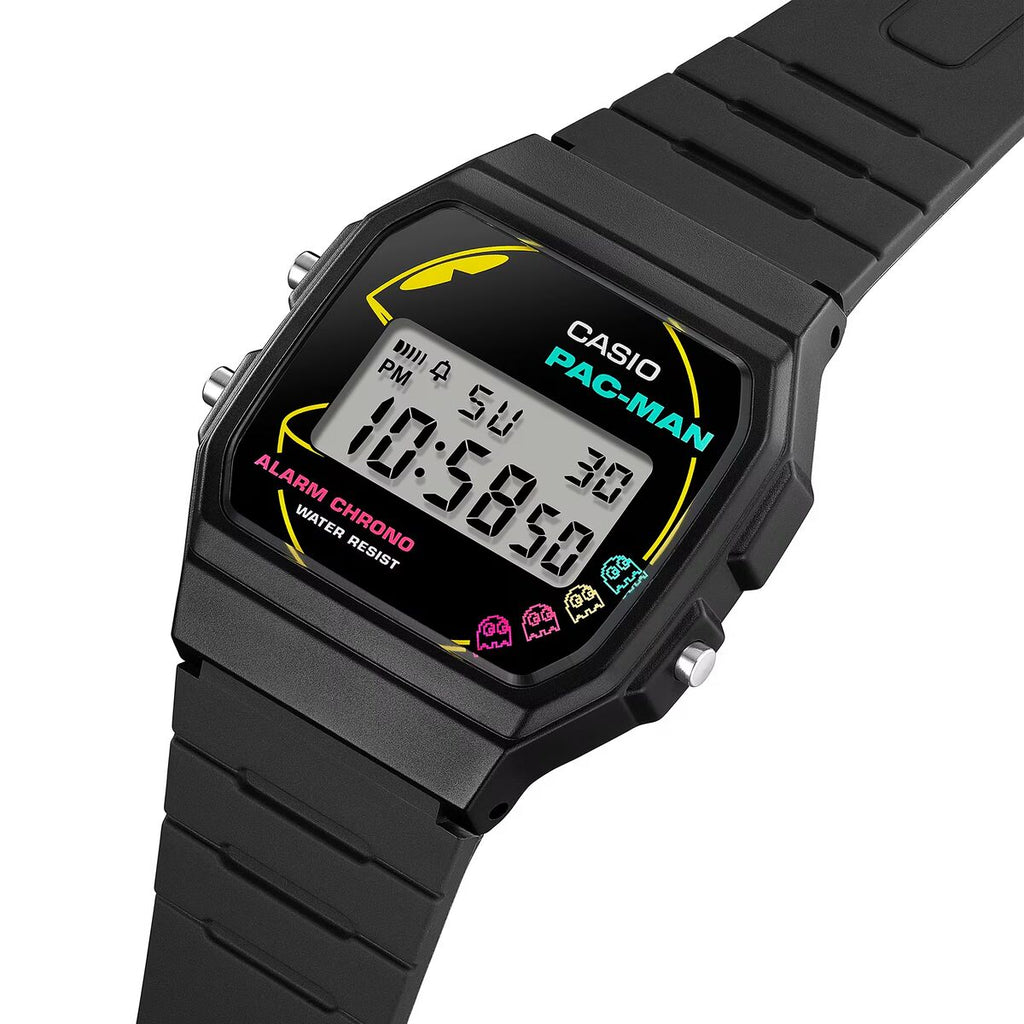 Casio F-91 - PACMAN Series Limited Edition Black (Ø 35 mm)