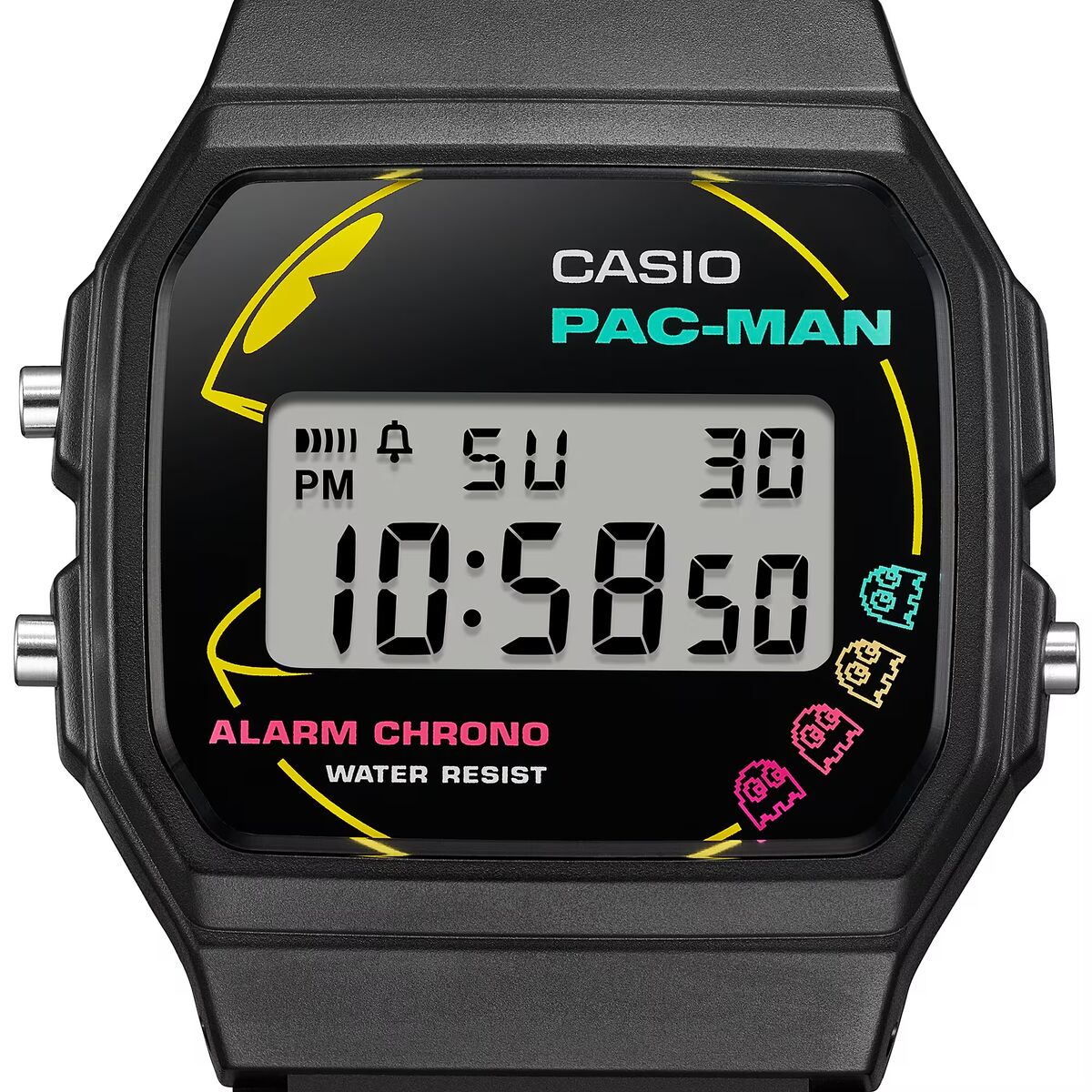 Casio F-91 - PACMAN Series Limited Edition Black (Ø 35 mm)