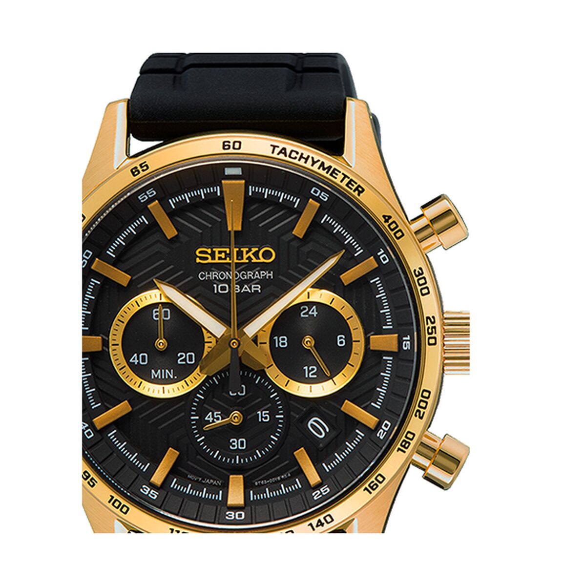 Men's Watch Seiko SSB446P1 Black-2