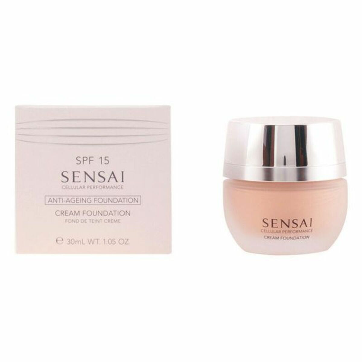 Fluid Foundation Make-up Kanebo Sensai Cp cf 25 Cf25-Topaz Beige Spf 15 30 ml
