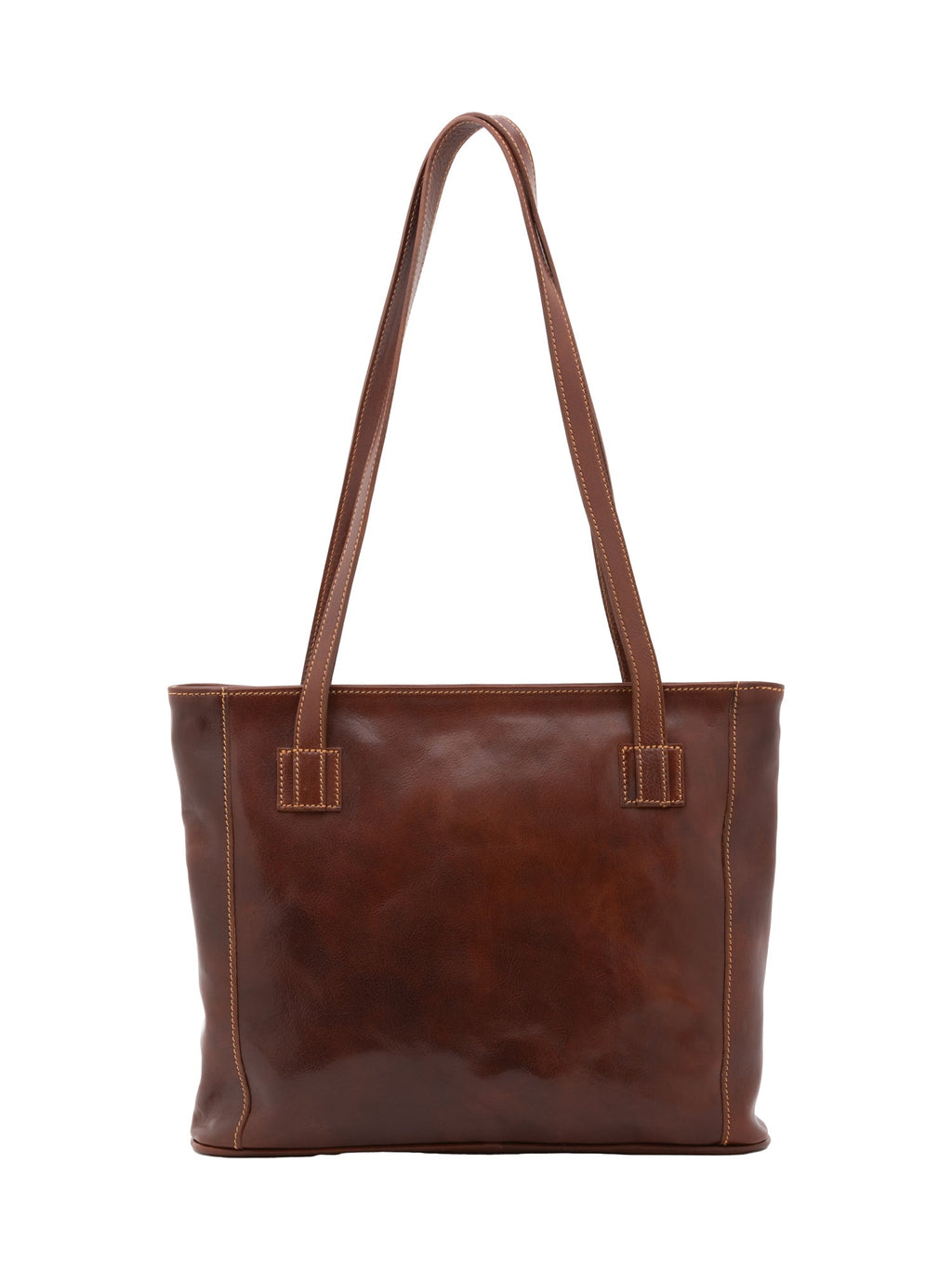 Borsa a spalla da donna In Vera pelle Made in Italy 30x37x8 cm-0