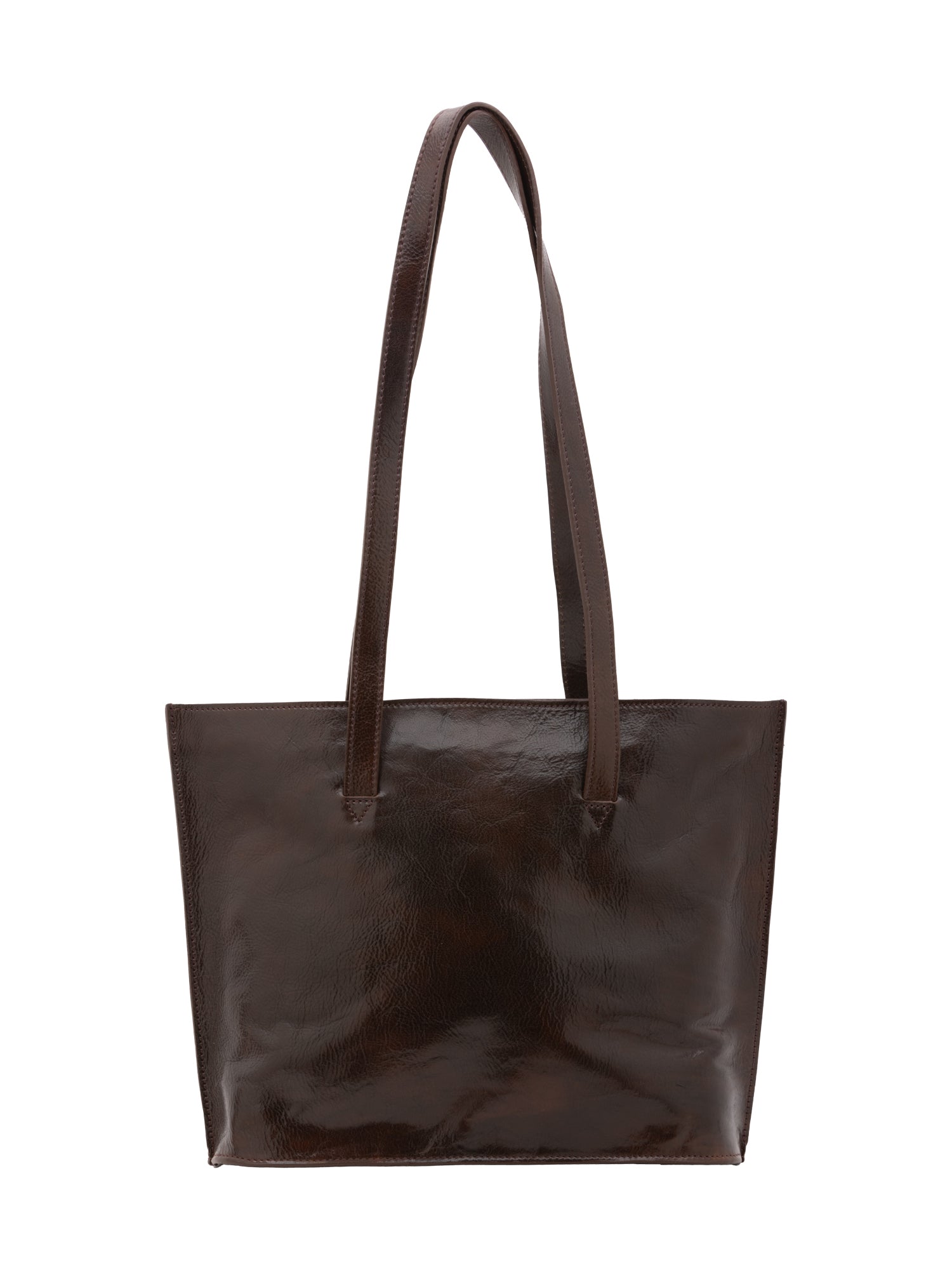 Borsa a spalla da donna In Vera pelle Made in Italy 27x38,5x10 cm-0