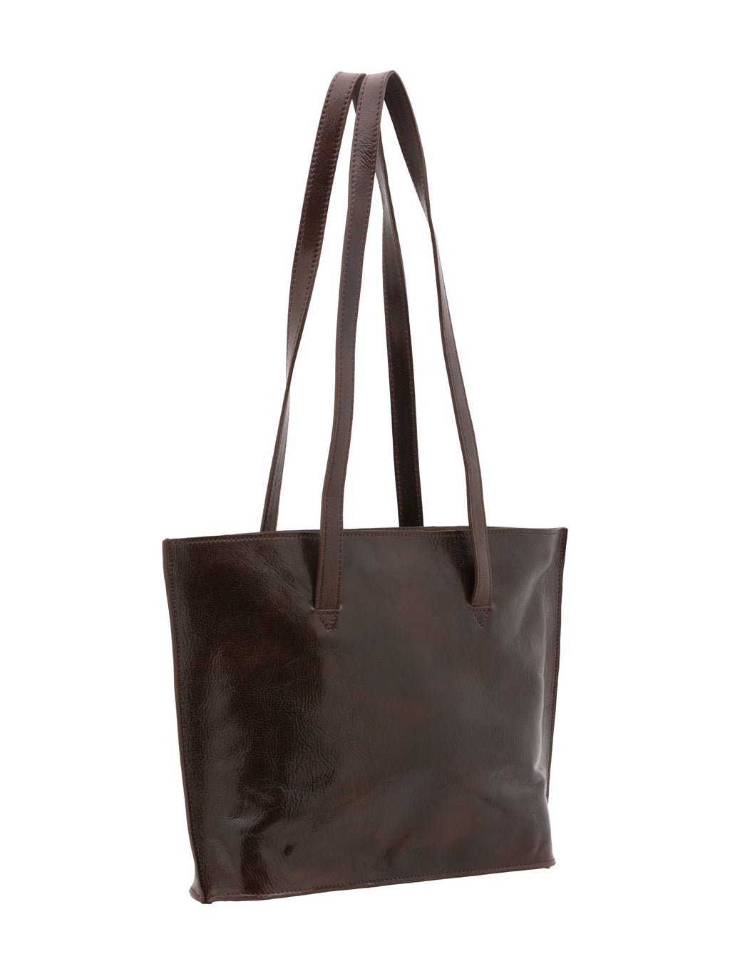 Borsa a spalla da donna In Vera pelle Made in Italy 27x38,5x10 cm-1