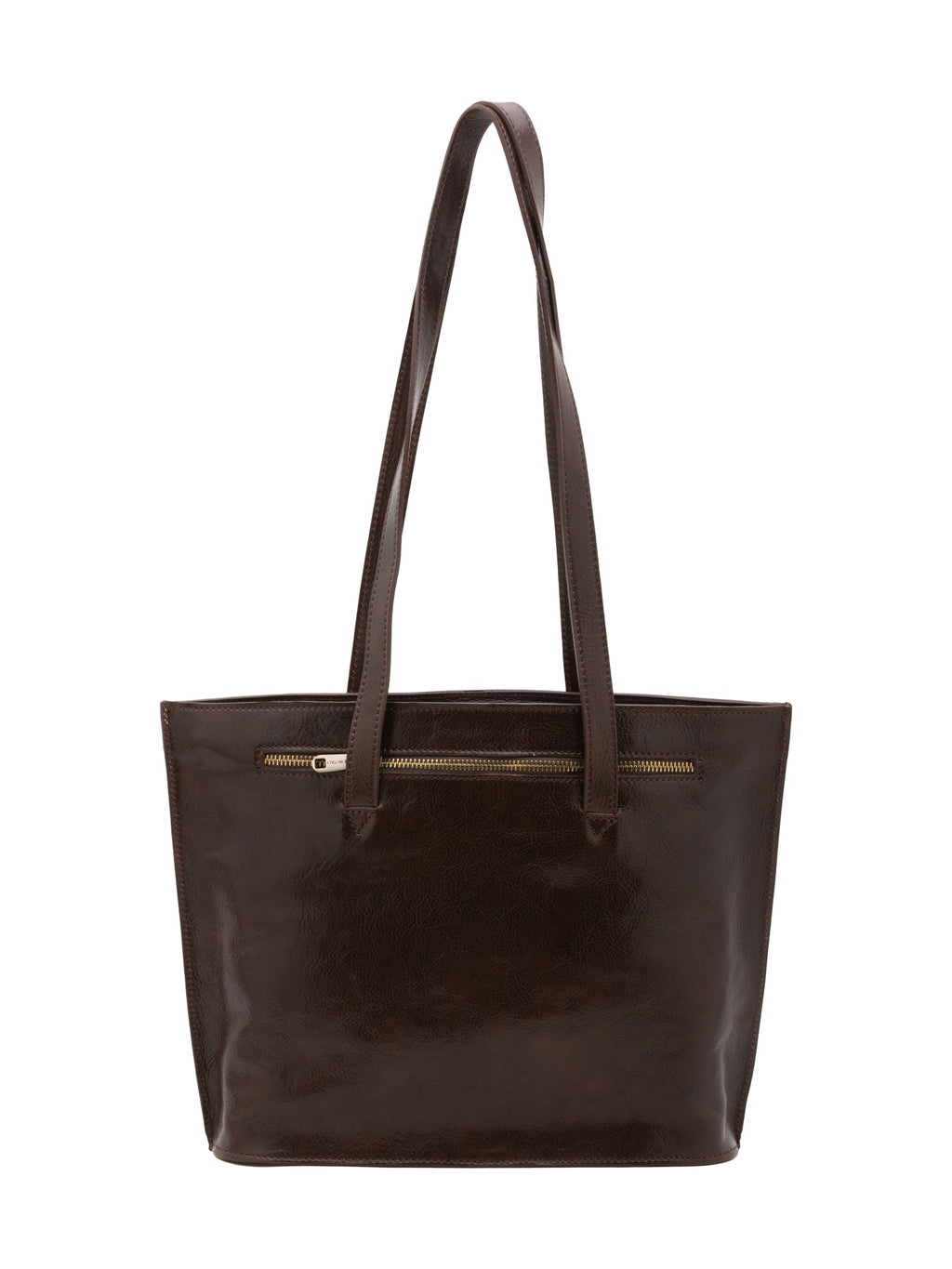 Borsa a spalla da donna In Vera pelle Made in Italy 27x38,5x10 cm-3