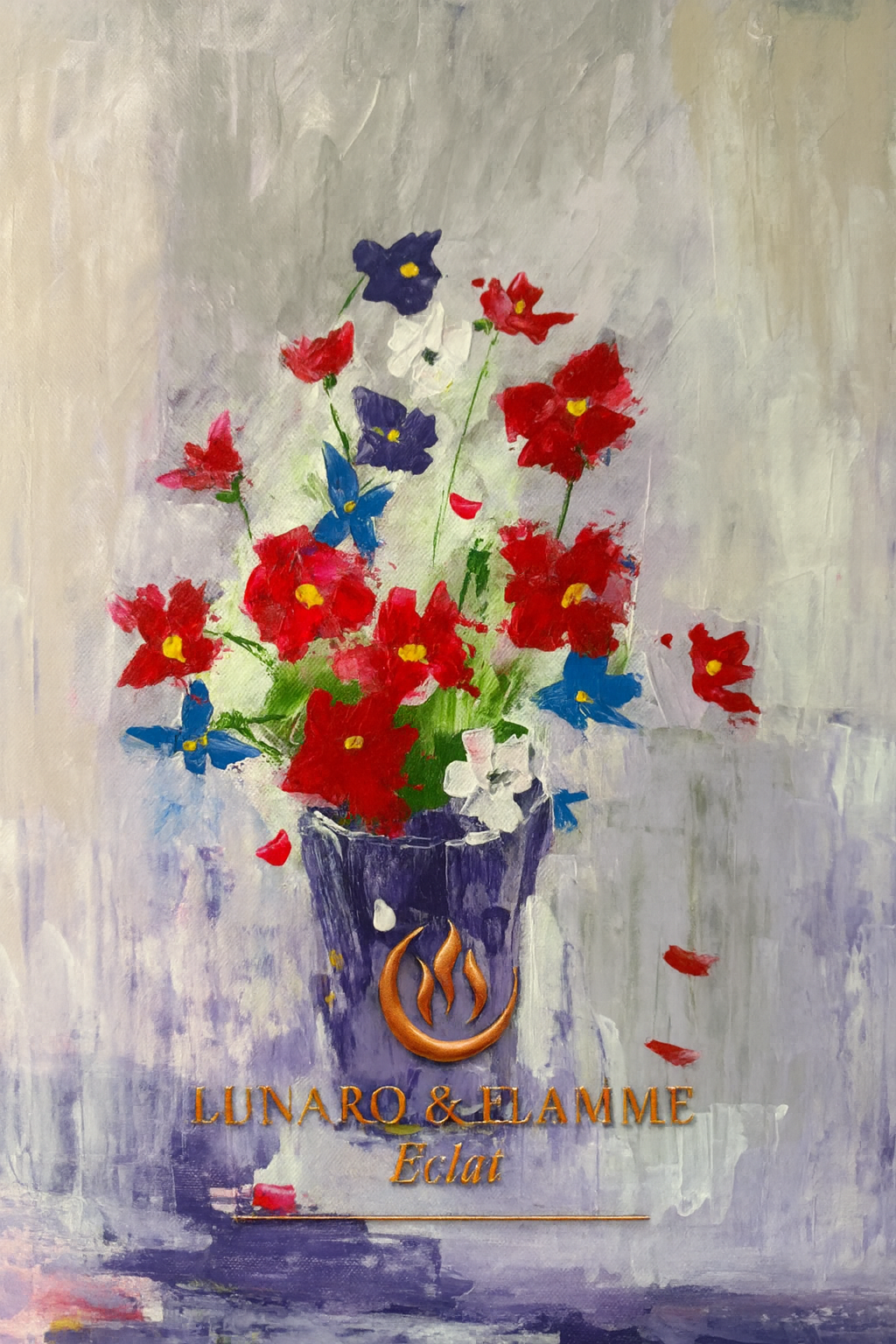 The Bloom Beyond Balance | 100 Hand painted | Size 35 x 45