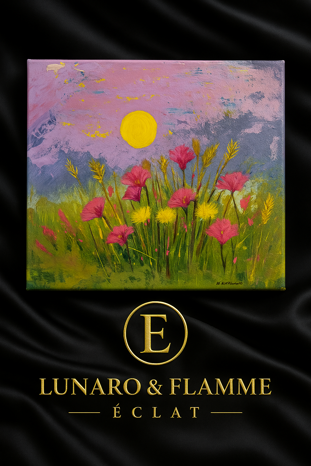 The Meadow Remembers | 100% Hand Painted | 40 X 40