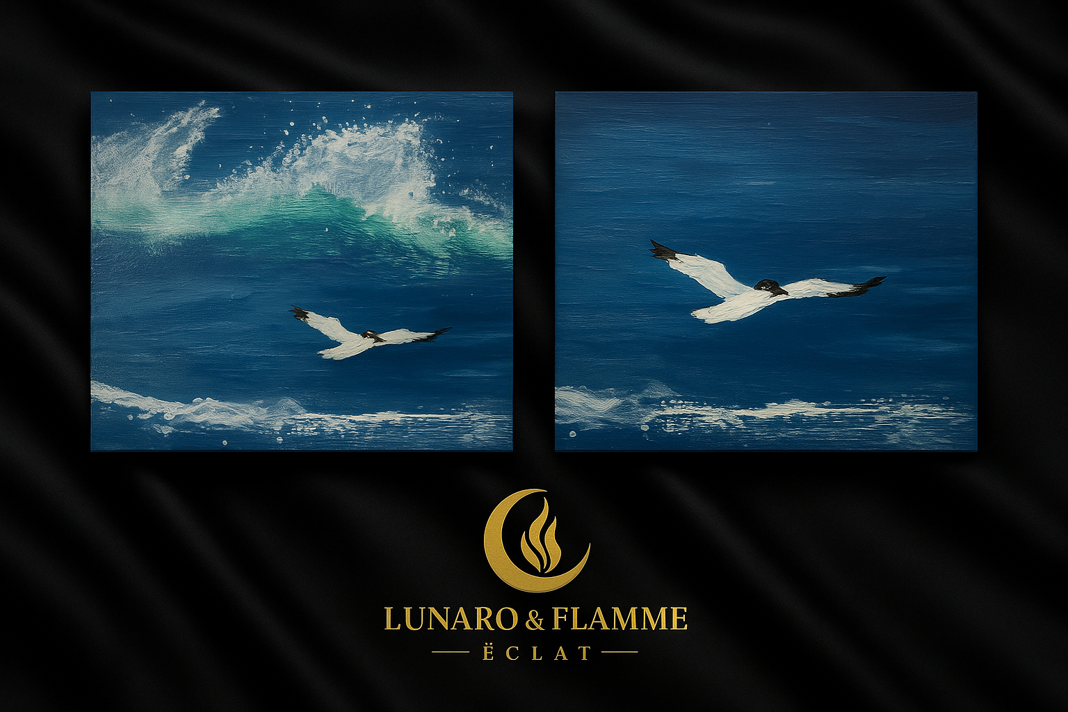 الانقلاب الشمسي الأحمر | 100% مرسومة يدويًا | 60 × 50