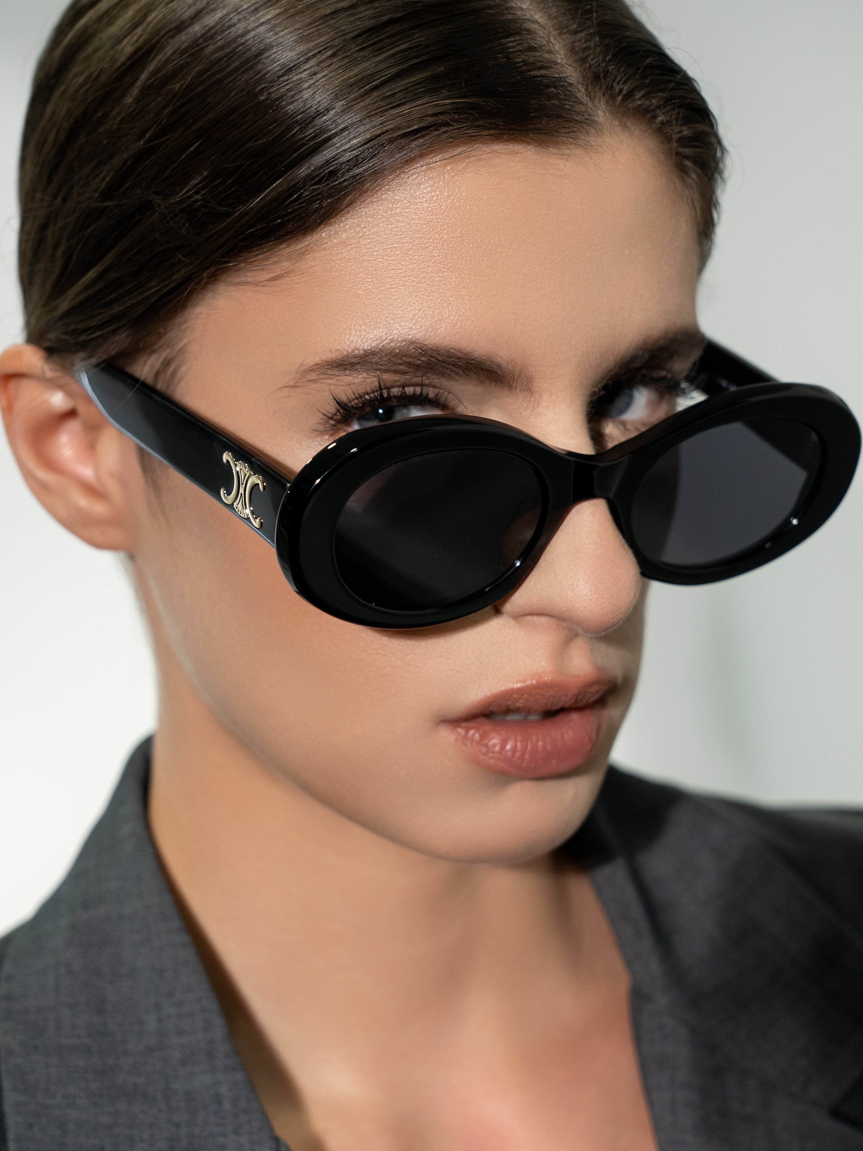 Acetate Celine CL40194U Round Full Rim Sunglasses 52mm Lens