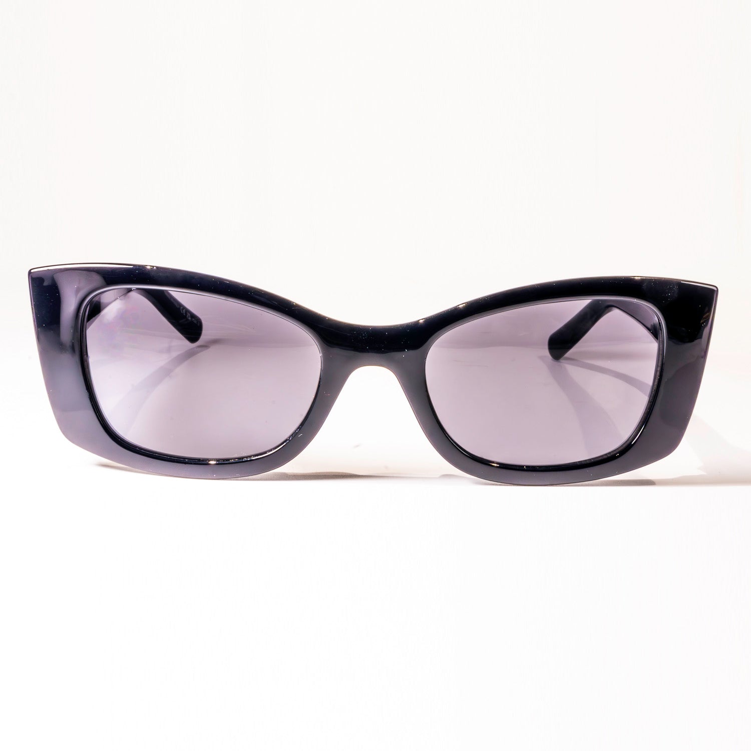 Saint Laurent Black Acetate Cat-Eye Sunglasses SL 593 001 with Case-1