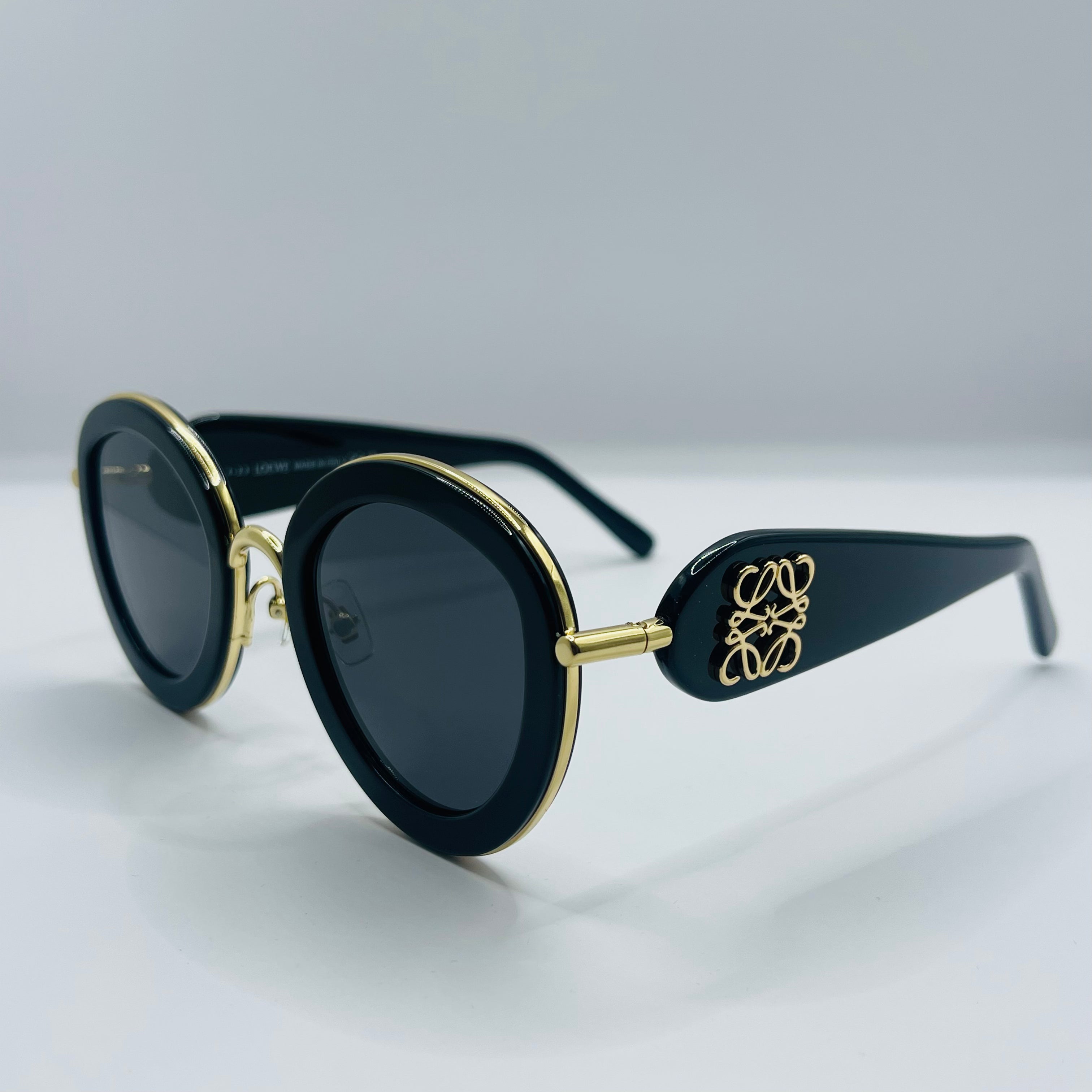 Loewe Metal LW40130U Acetate Square Full Rim Sunglasses 49mm Lens-0