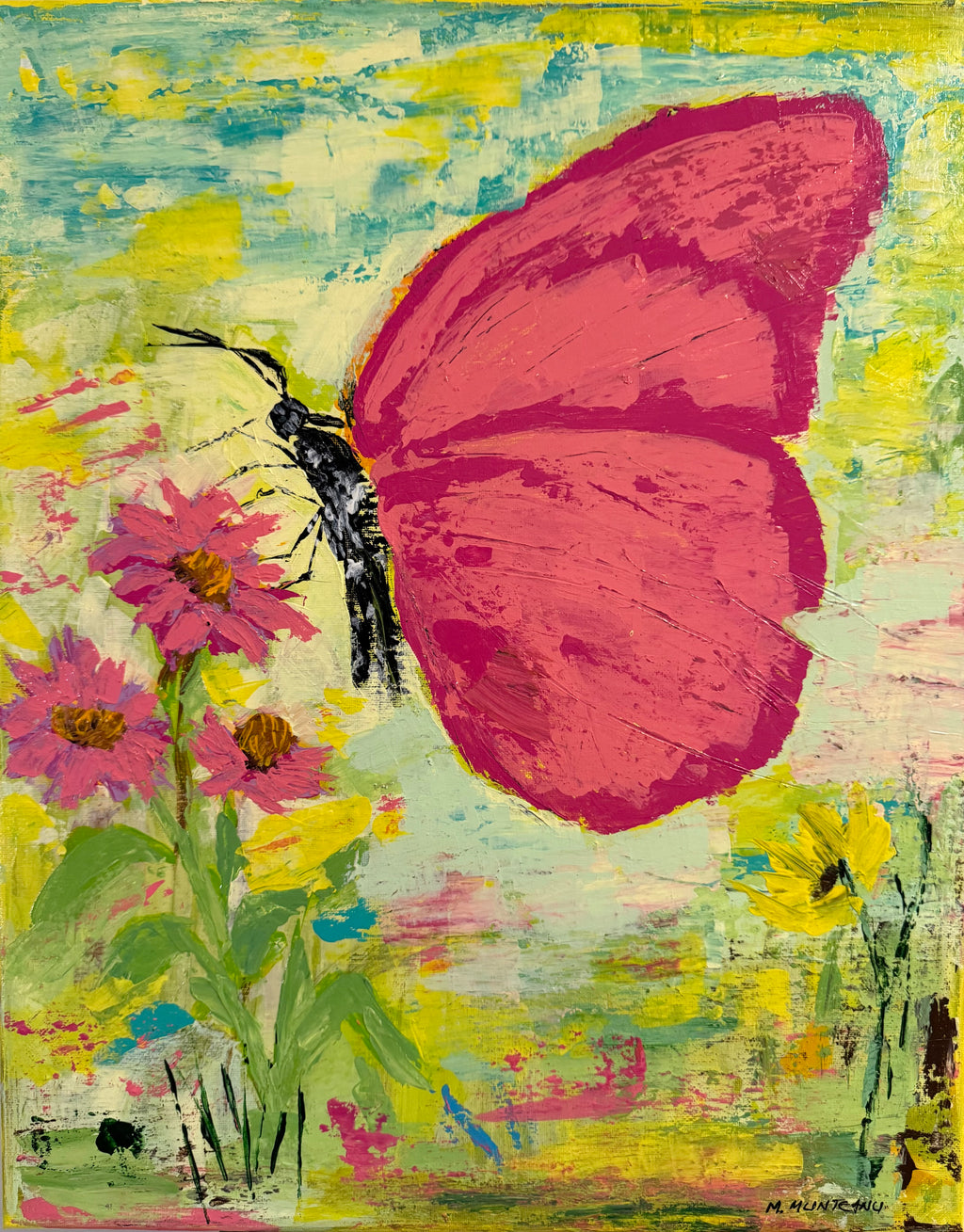 She Who Dances with Light | 100% Hand Painted | Size 40 X 50