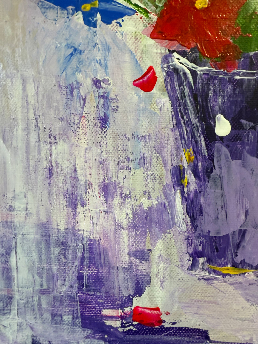 The Bloom Beyond Balance | 100 Hand painted | Size 35 x 45