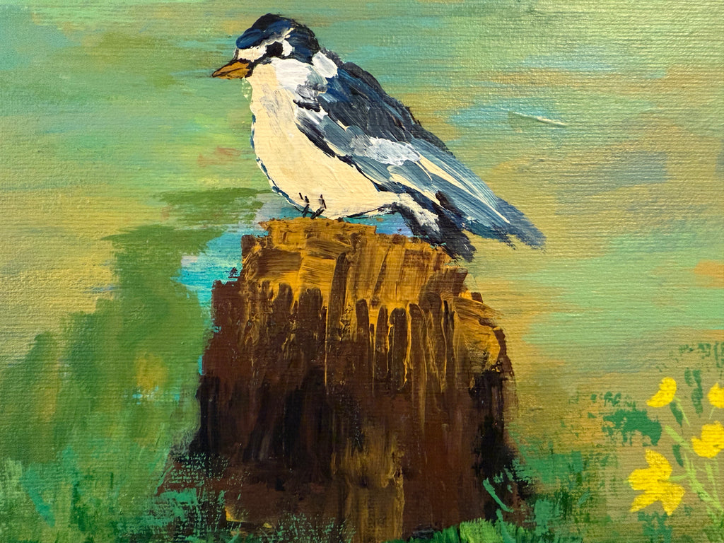 The Bloom Beyond Balance | 100% Hand painted | Size 30 X 40