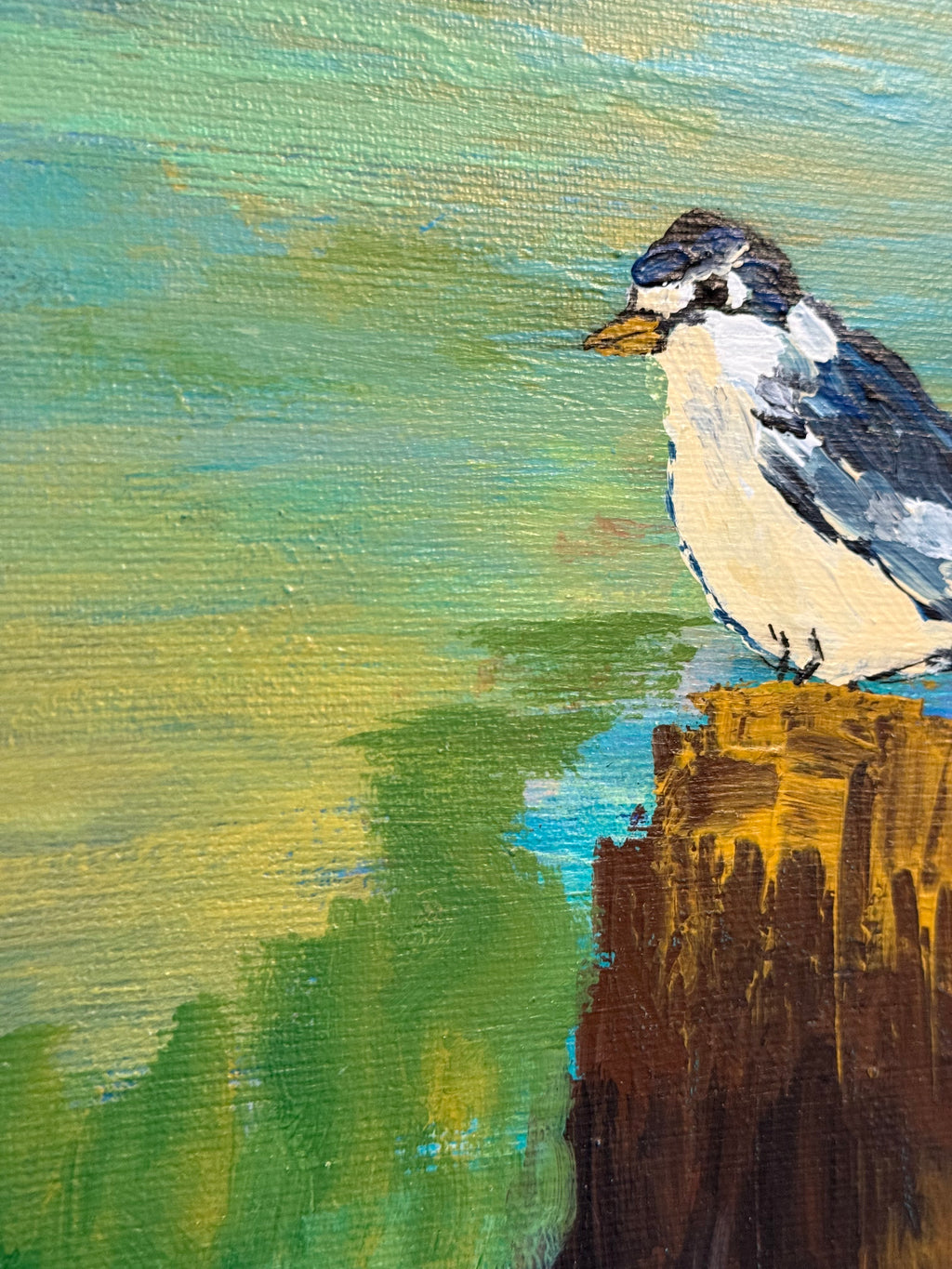 The Bloom Beyond Balance | 100% Hand painted | Size 30 X 40