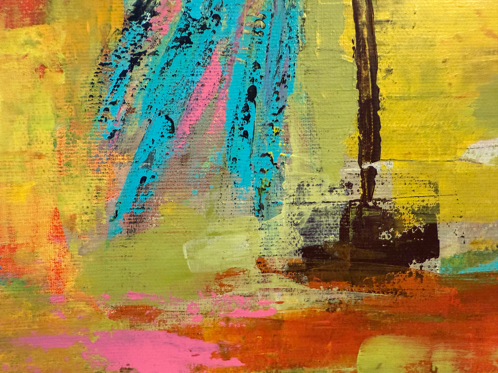 Herald of Dawn | 100 % Hand painted | Canvas | Size 30 X 40