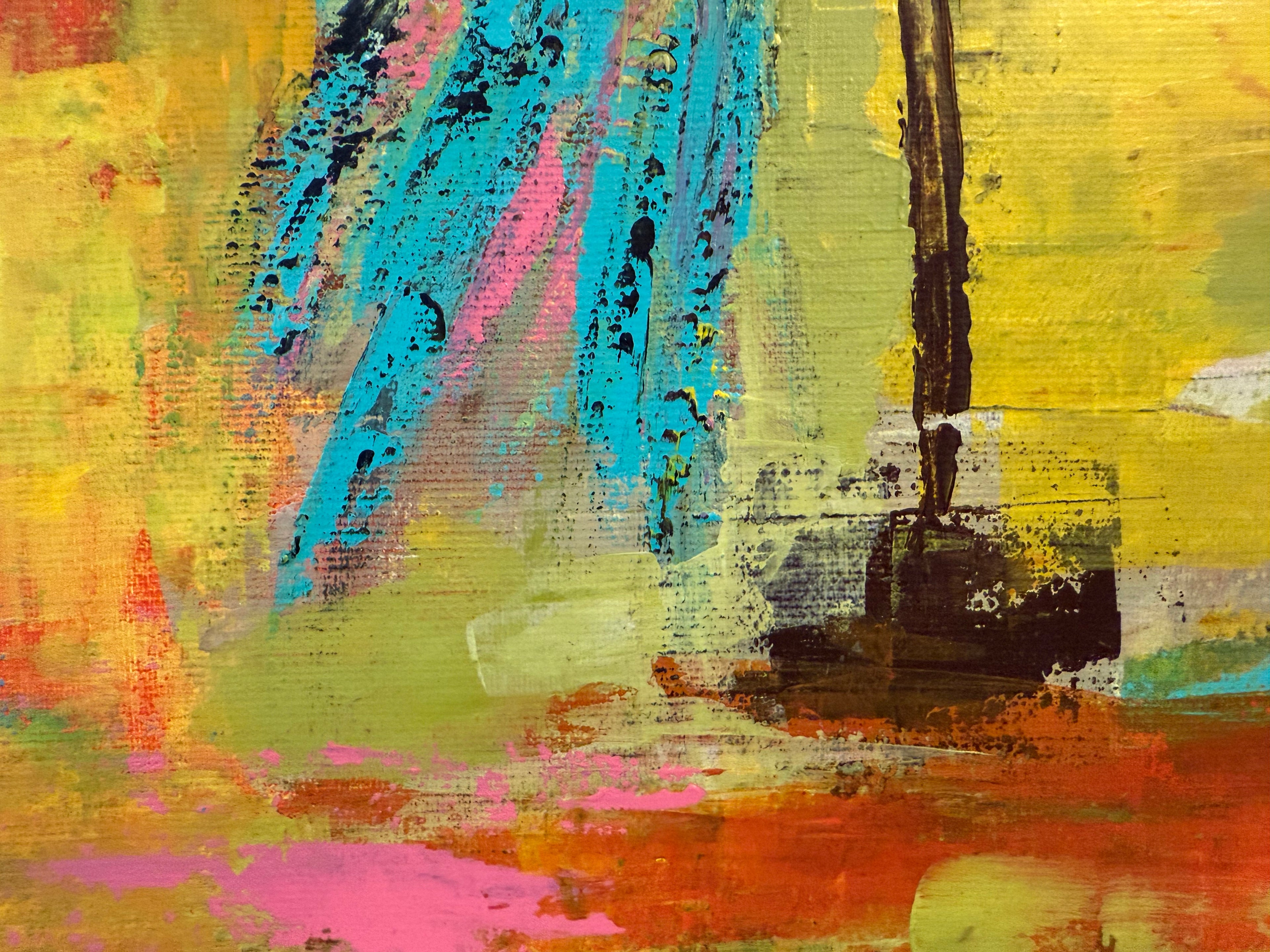 Herald of Dawn | 100 % Hand painted | Canvas | Size 30 X 40