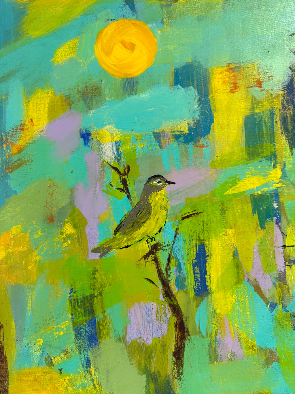 The Branch Between Worlds | 100% Hand painted | Size 40 X 50