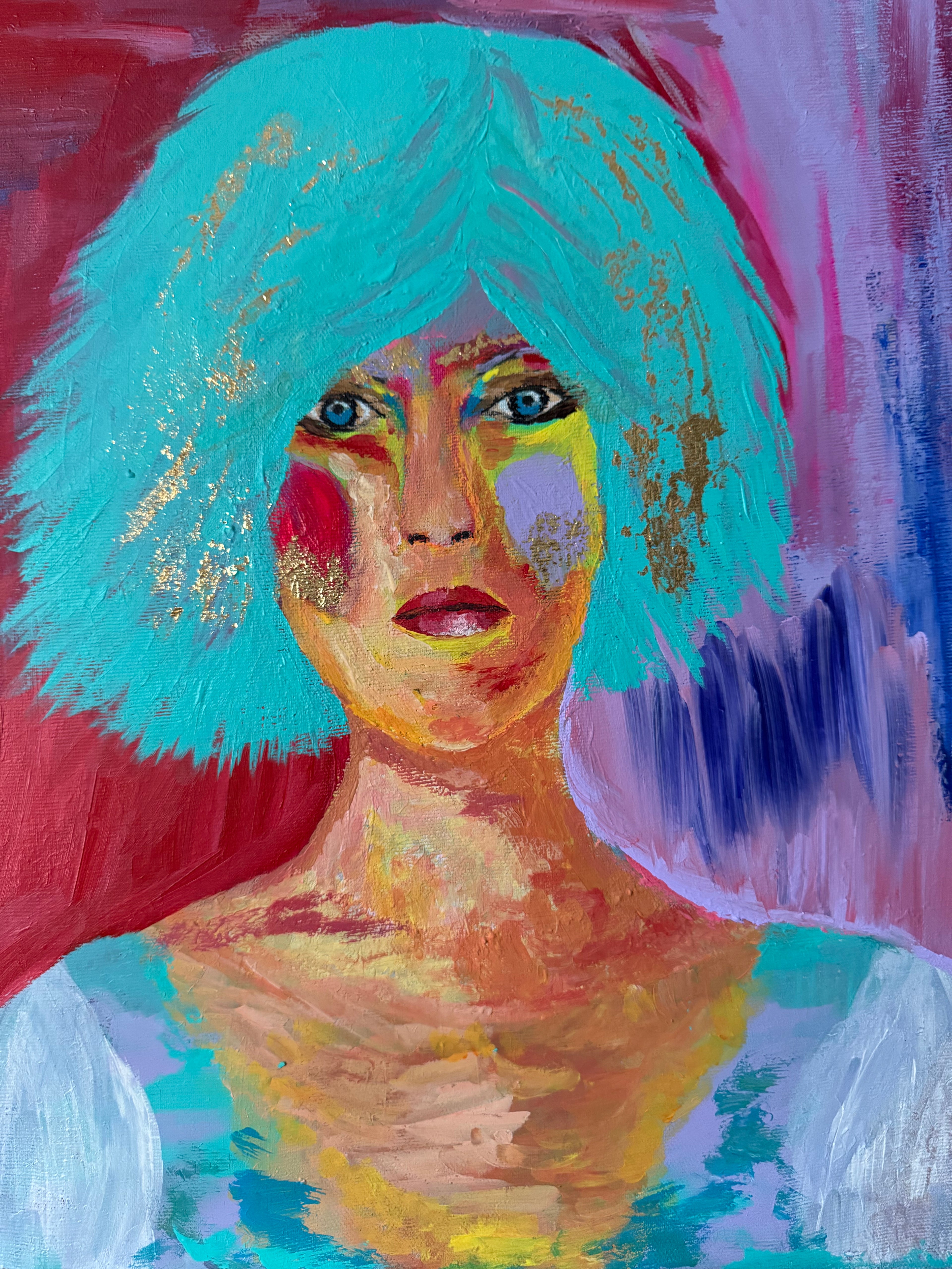 Oracle of Golden Frequencies | 100% Hand Painted | Size 50 X 50