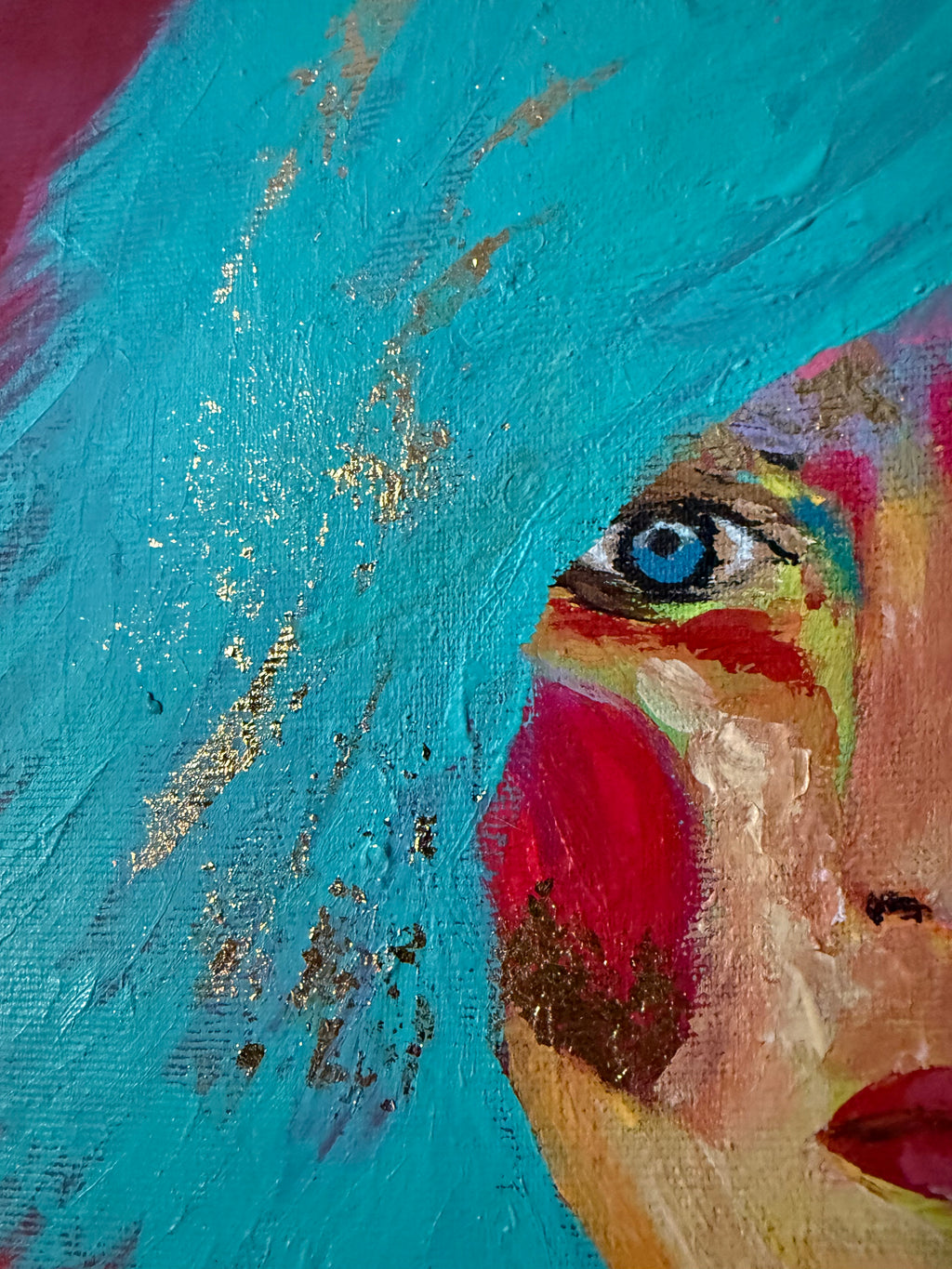 Oracle of Golden Frequencies | 100% Hand Painted | Size 50 X 50