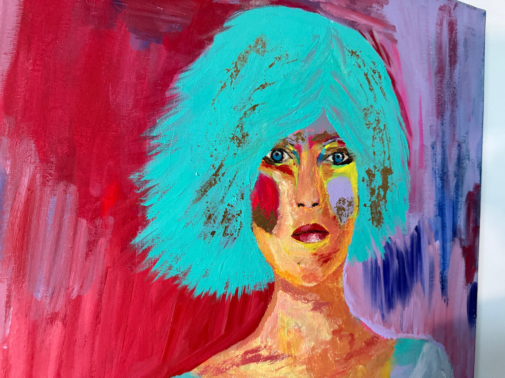 Oracle of Golden Frequencies | 100% Hand Painted | Size 50 X 50