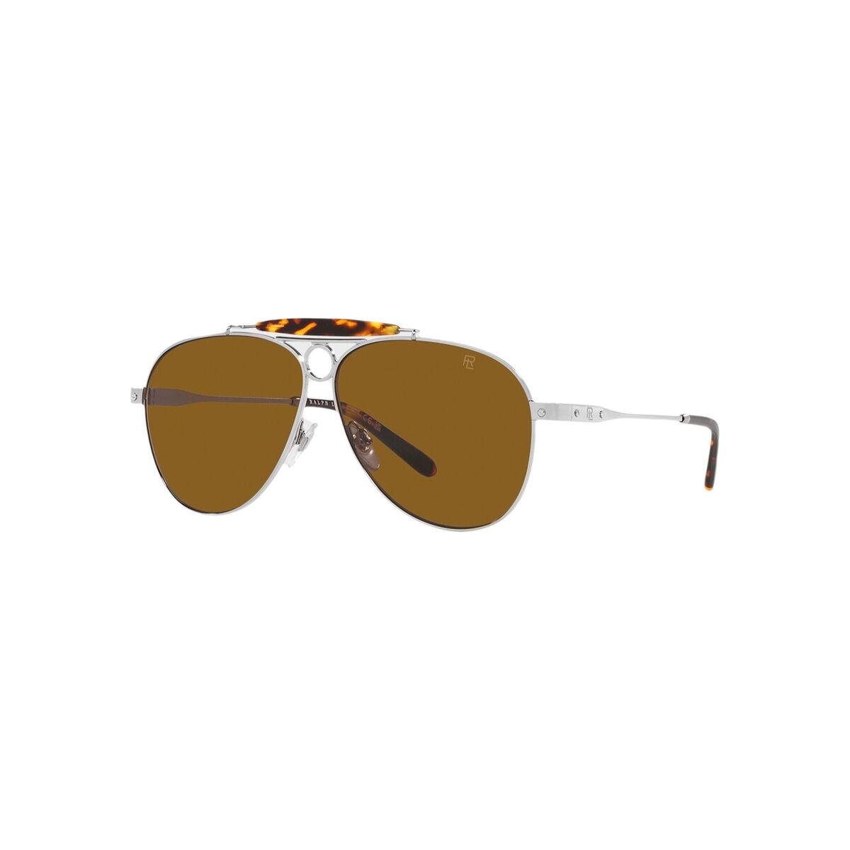 Men's Ralph Lauren Sunglasses RL7078 61mm Polycarbonate Frame Brown Grey-0