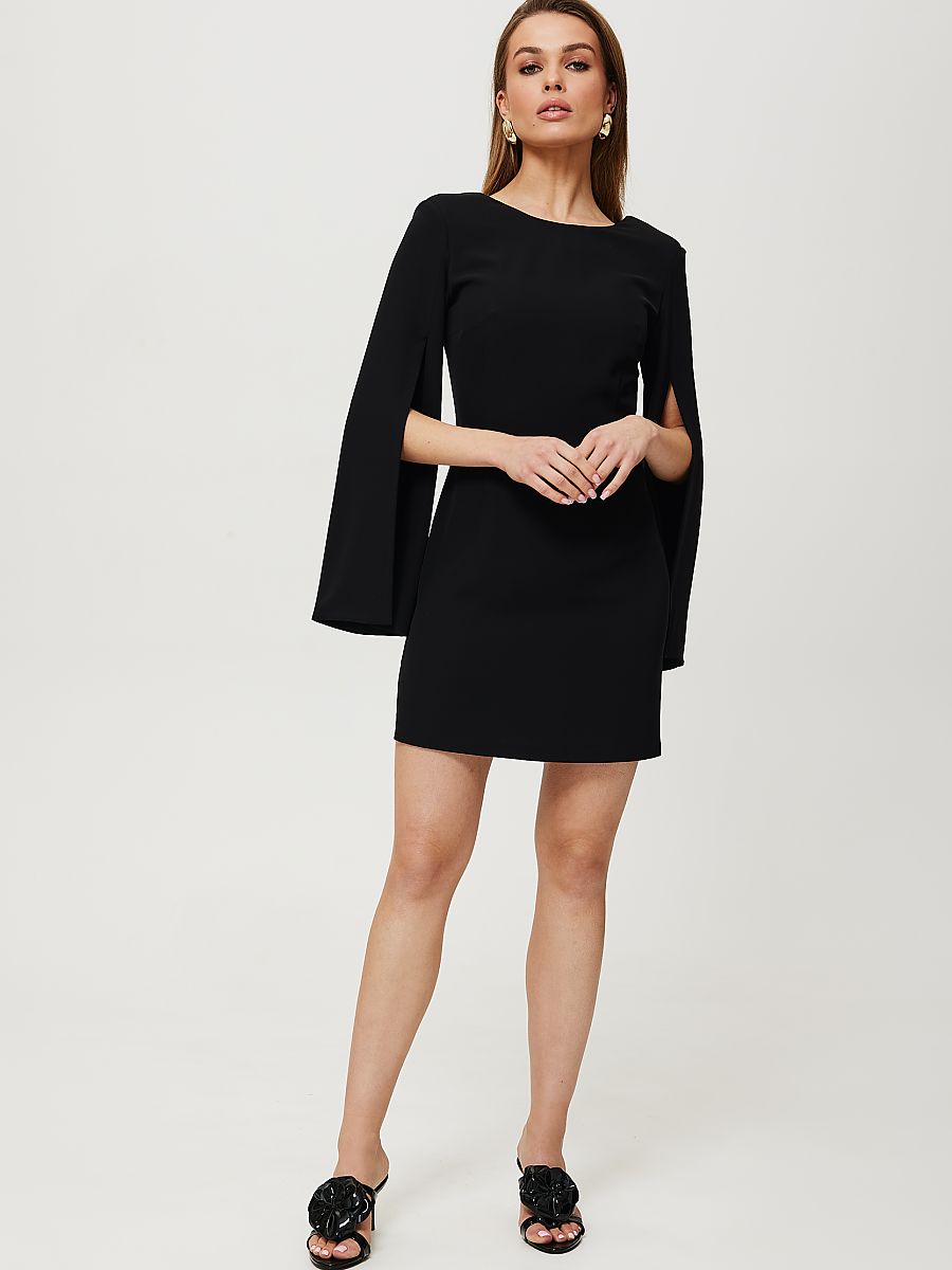 Modern Polish Design Luxury Mini Cocktail Dress With V Back