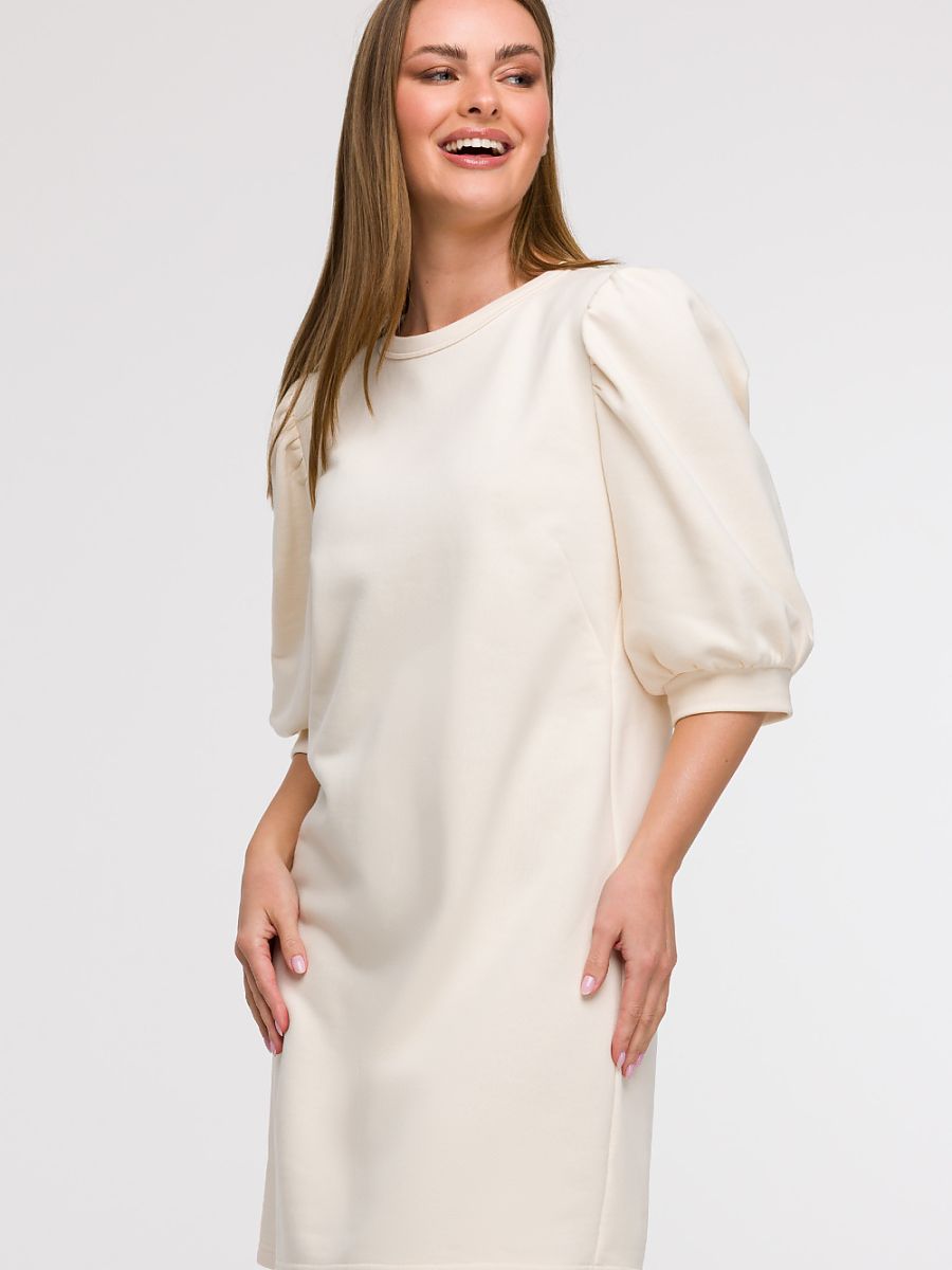 BeWear Daydress Cotton Blend A-Line Dress Polka Dot Style