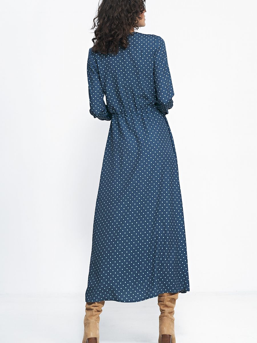 Rochie de zi Model 184598 Nife Rochie lungă de seară cu imprimeu din poliester