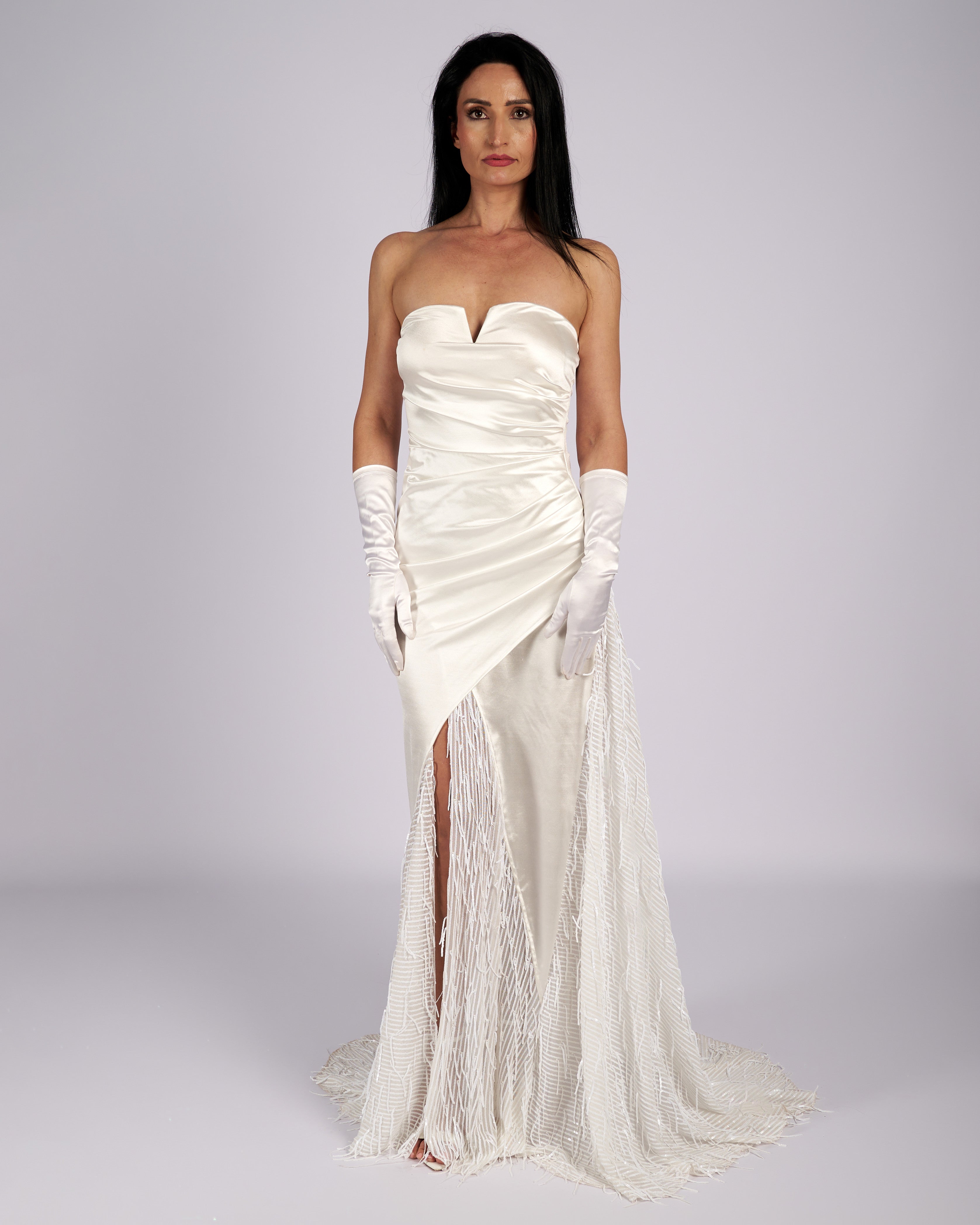 Ethel Bridal Gown With Train-2